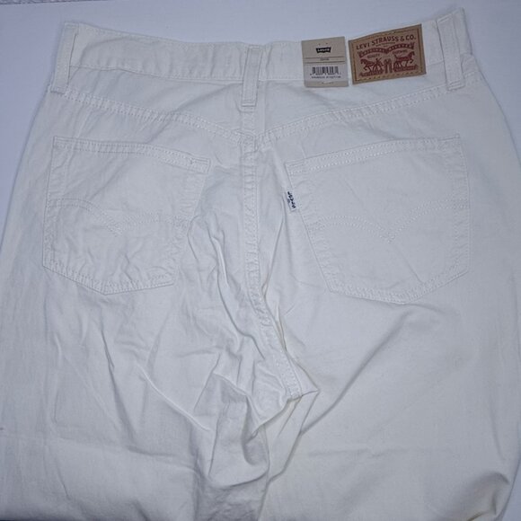 Levi’s 80s Mom Jeans White High Rise Straight Leg NWT - Picture 2 of 3